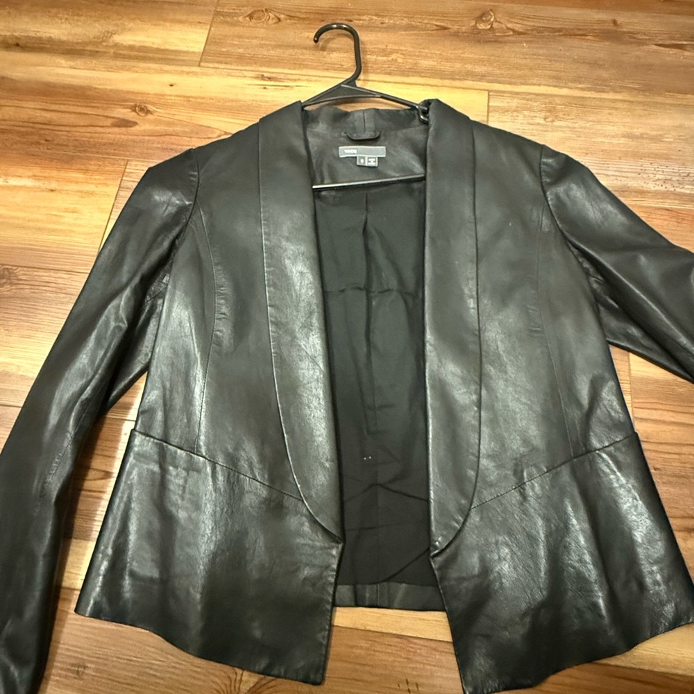 Black Leather Women's Jacket